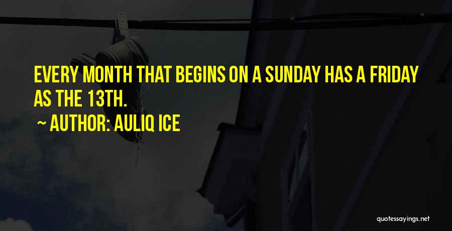 Friday The 13th Quotes By Auliq Ice