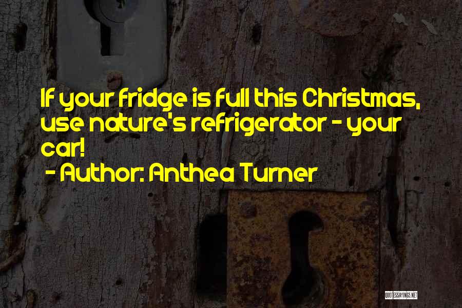 Fridges Quotes By Anthea Turner