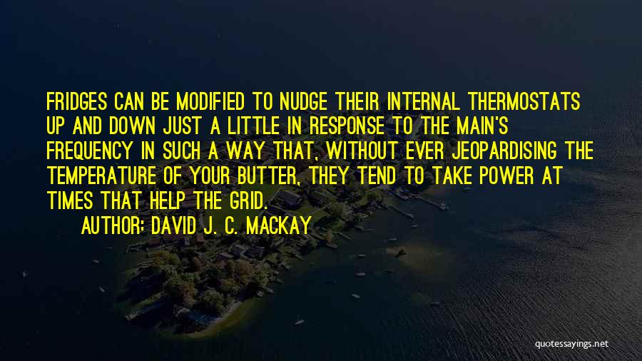 Fridges Quotes By David J. C. MacKay