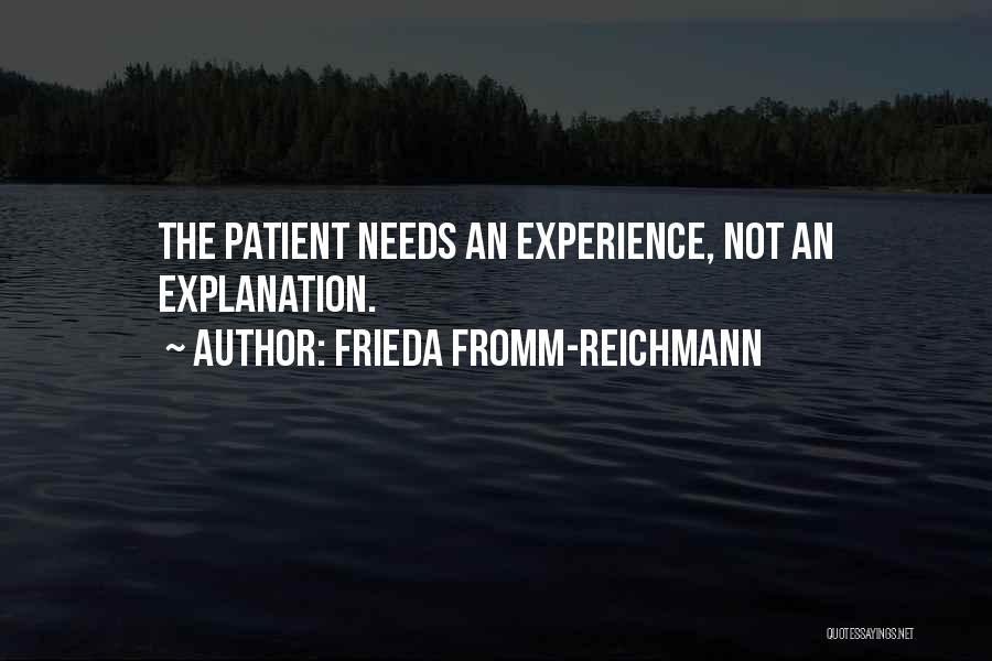 Frieda Fromm-Reichmann Quotes 250744