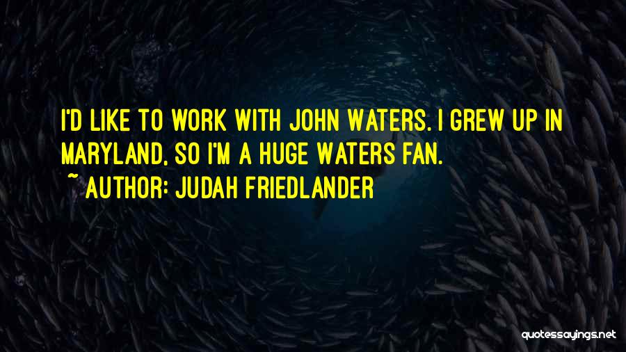 Friedlander Quotes By Judah Friedlander