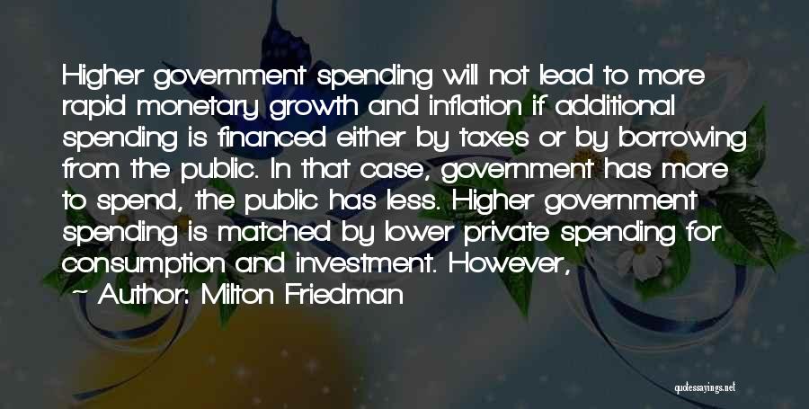 Friedman Inflation Quotes By Milton Friedman