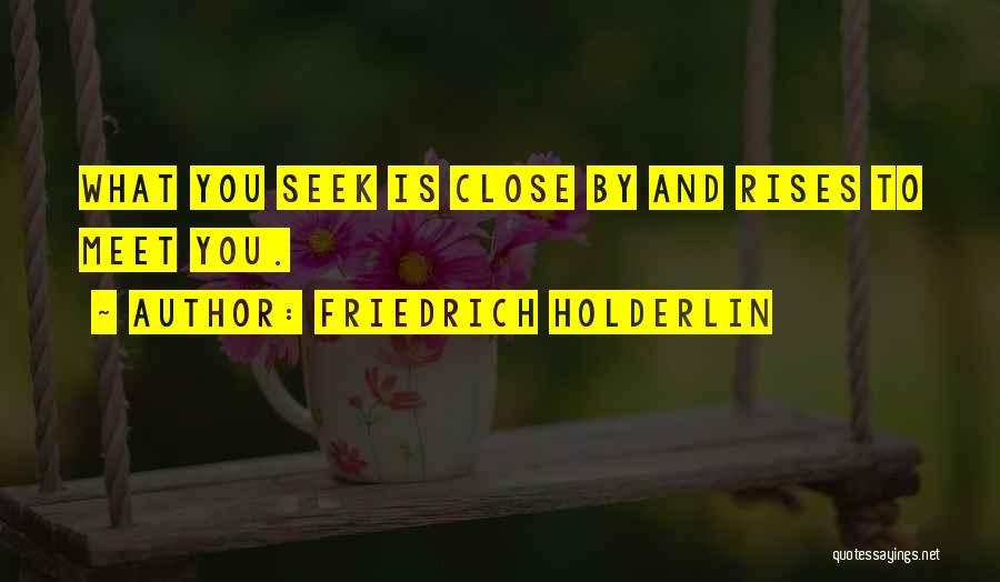 Friedrich Holderlin Quotes 704211