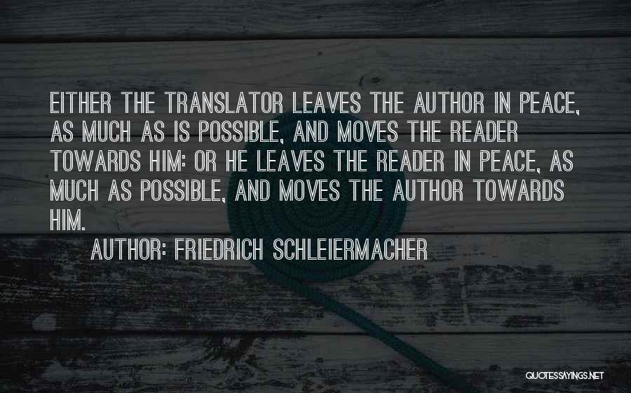 Friedrich Schleiermacher Quotes 528896