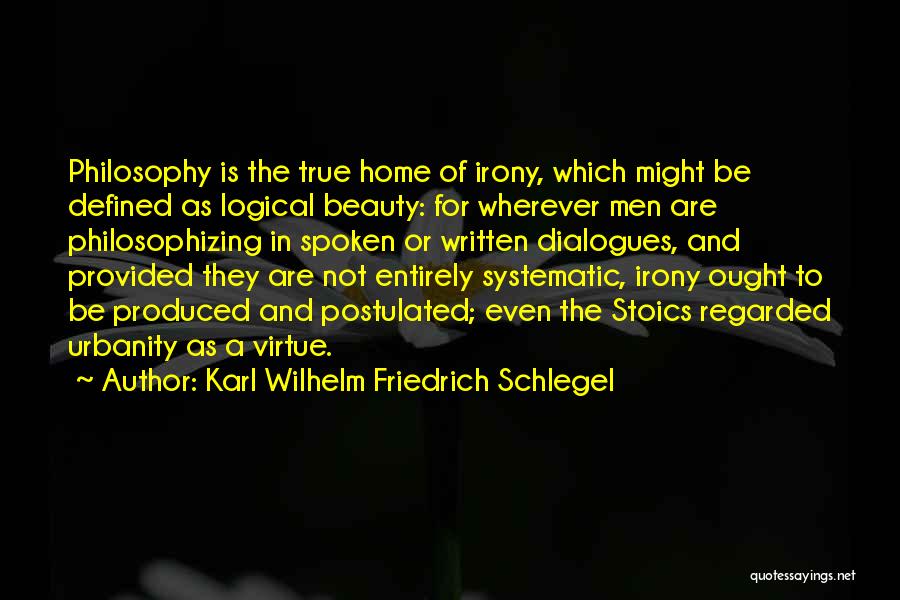 Friedrich Wilhelm Quotes By Karl Wilhelm Friedrich Schlegel