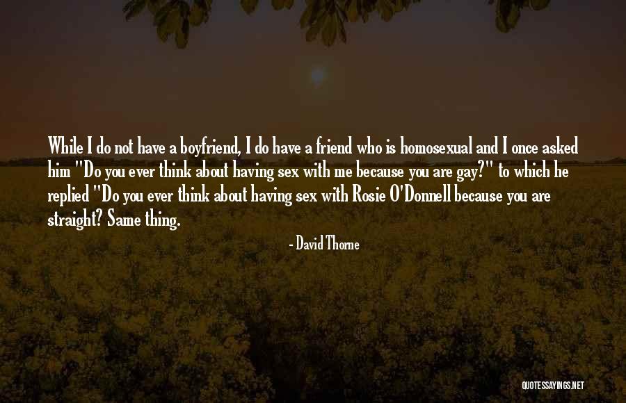 Friend And Boyfriend Quotes By David Thorne Friend And Boyfriend Quotes By David Thorne