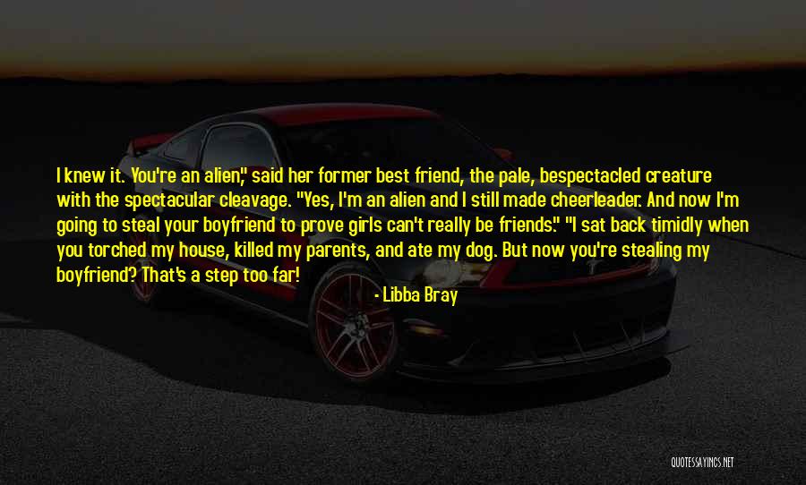 Friend And Boyfriend Quotes By Libba Bray