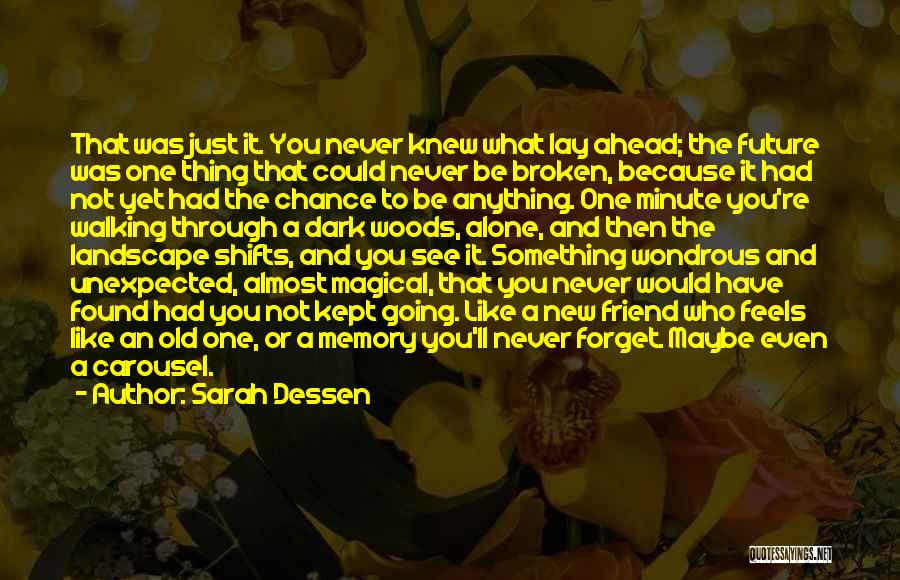 Friend And Memory Quotes By Sarah Dessen