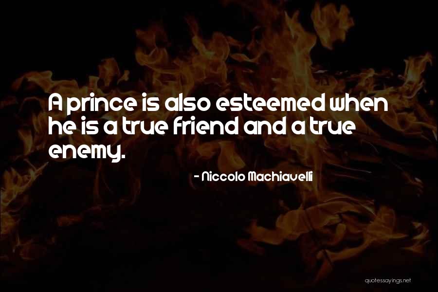 Friend And True Friend Quotes By Niccolo Machiavelli