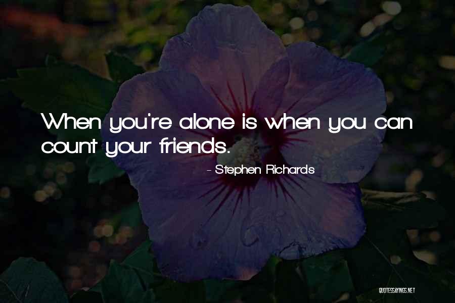 Friend And True Friend Quotes By Stephen Richards