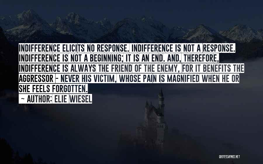 Friend Enemy Quotes By Elie Wiesel