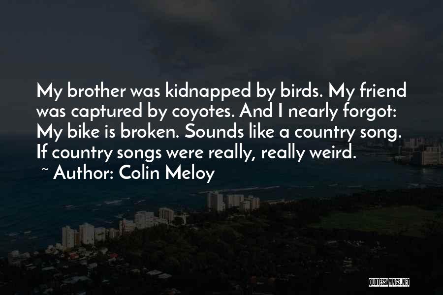 Friend Forgot Me Quotes By Colin Meloy