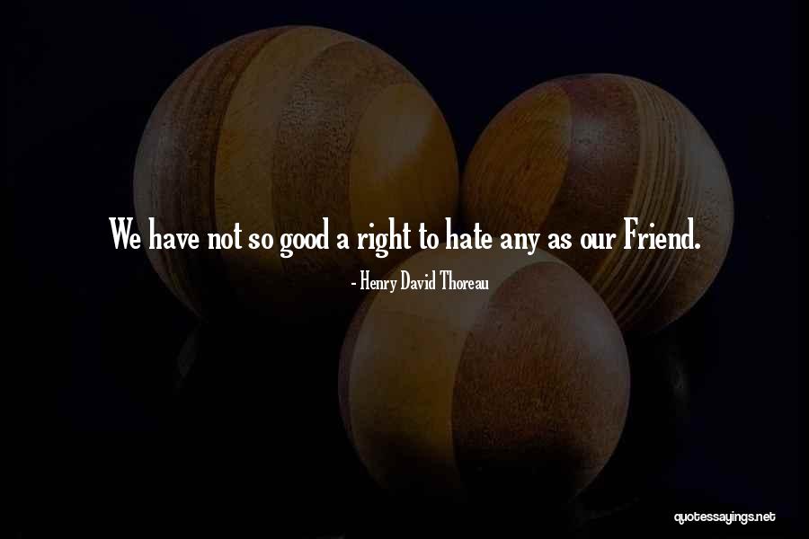 Friend Hate Quotes By Henry David Thoreau Friend Hate Quotes By Henry David Thoreau