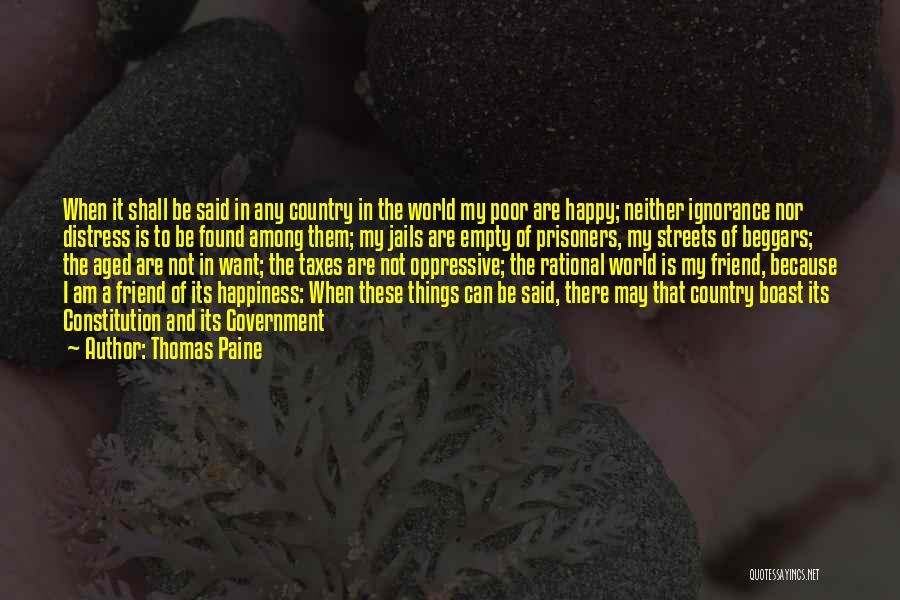 Friend In Distress Quotes By Thomas Paine