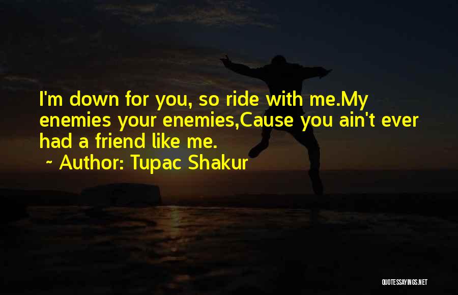 Friend Like Enemy Quotes By Tupac Shakur