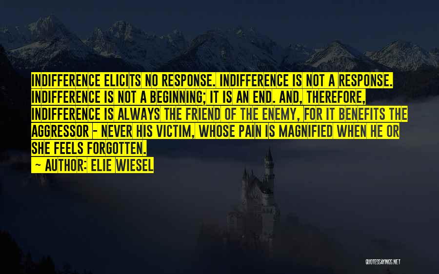 Friend Or Enemy Quotes By Elie Wiesel