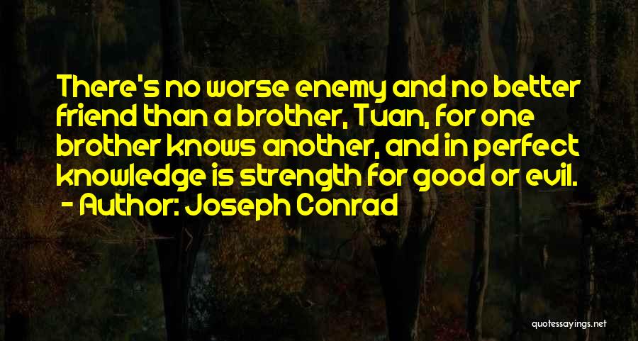 Friend Or Enemy Quotes By Joseph Conrad