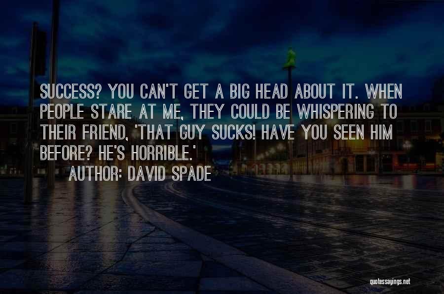 Friend Success Quotes By David Spade