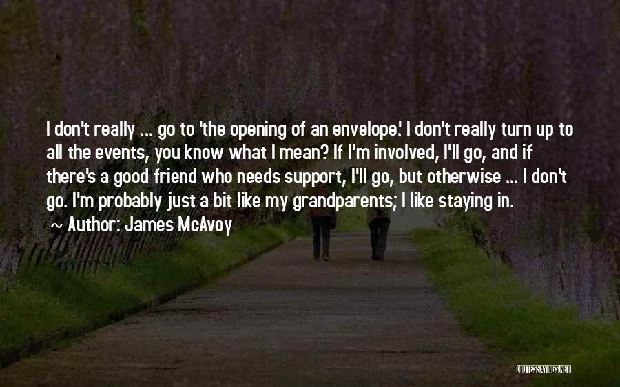 Friend Support Quotes By James McAvoy