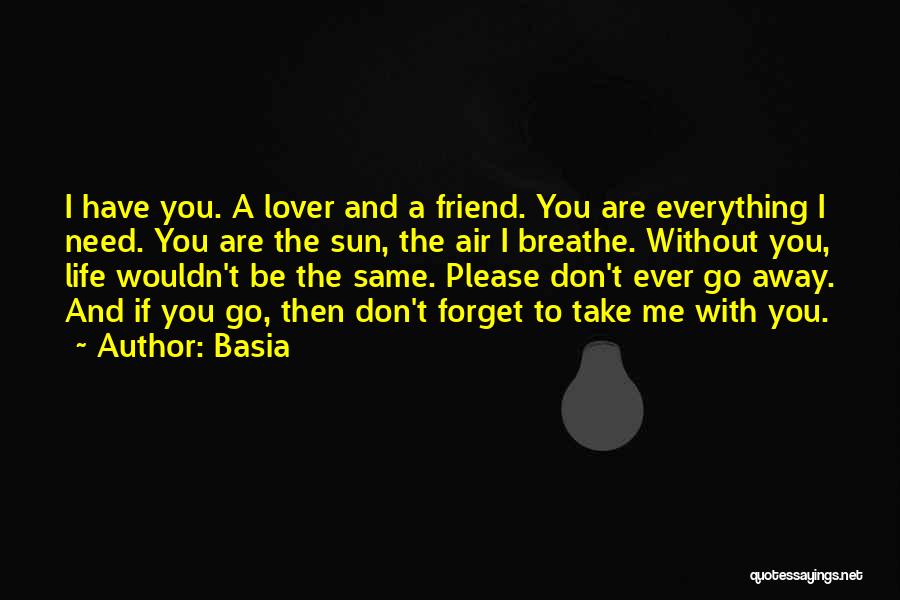 Friend Then Lover Quotes By Basia