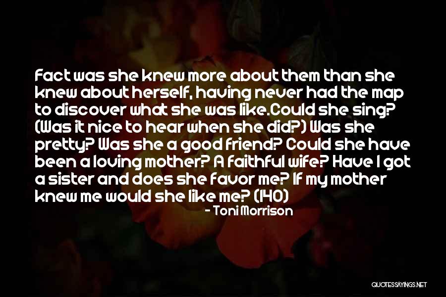 Friend Who Is Like A Sister Quotes By Toni Morrison