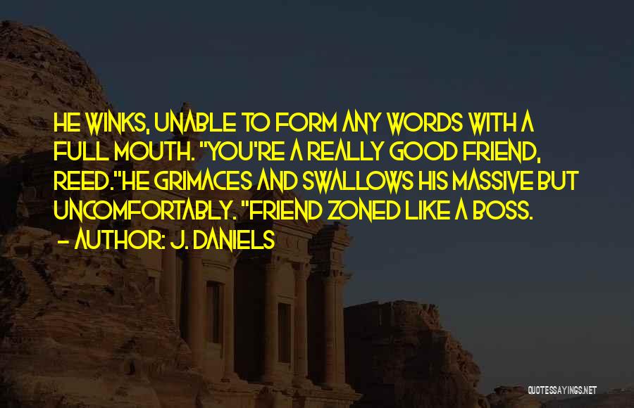 Friend Zoned Quotes By J. Daniels