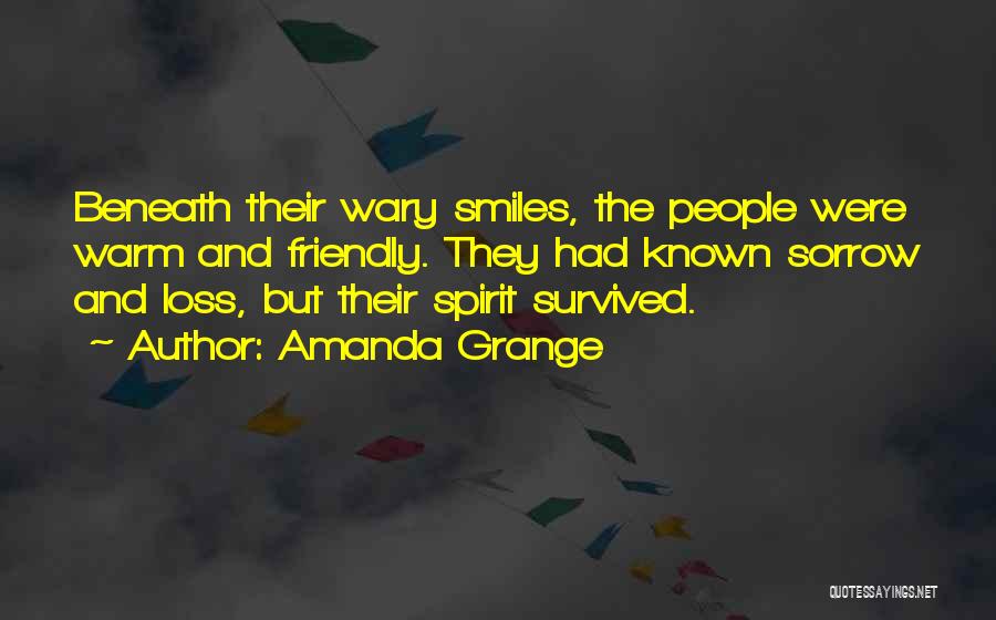 Friendly Smiles Quotes By Amanda Grange