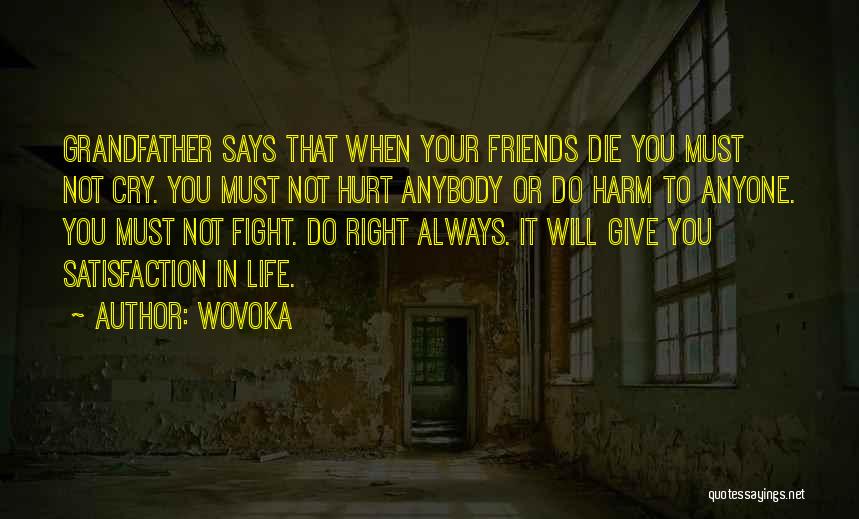 Friends Always Fight Quotes By Wovoka