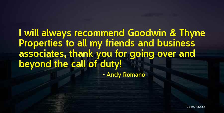 Friends And Associates Quotes By Andy Romano