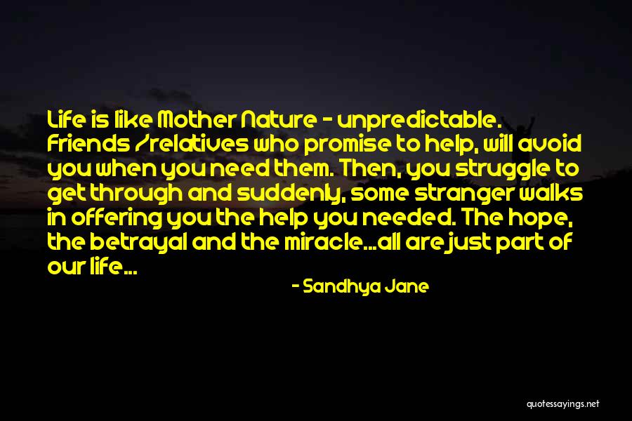 Friends And Betrayal Quotes By Sandhya Jane