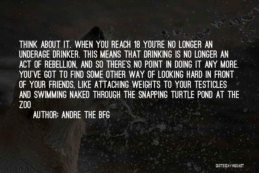 Friends And Drinking Quotes By Andre The BFG