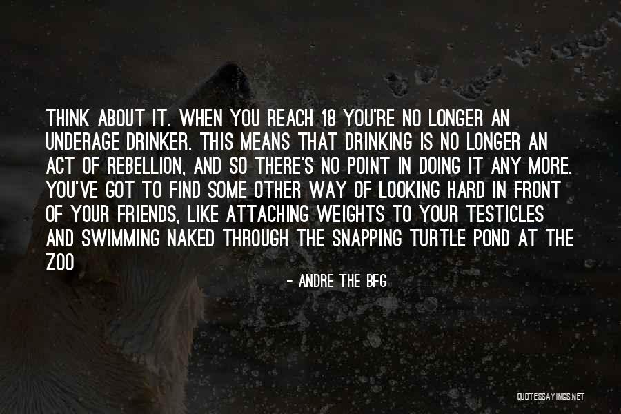 Friends And Drinking Quotes By Andre The BFG