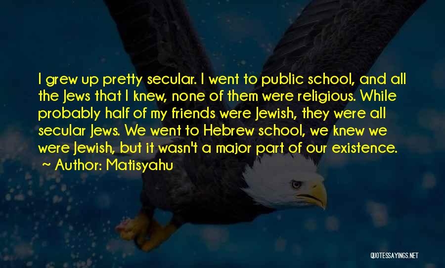 Friends And School Quotes By Matisyahu