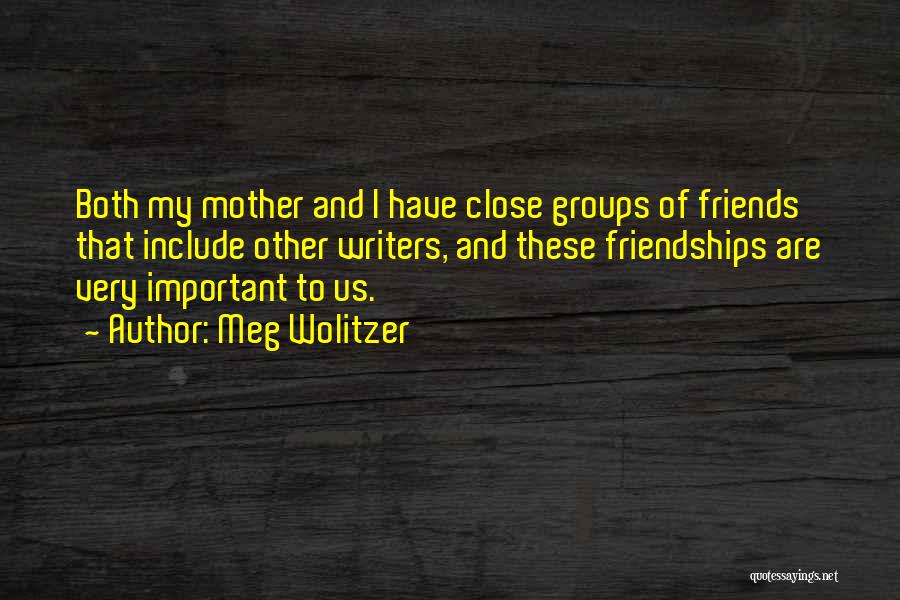 Friends Are Important Quotes By Meg Wolitzer