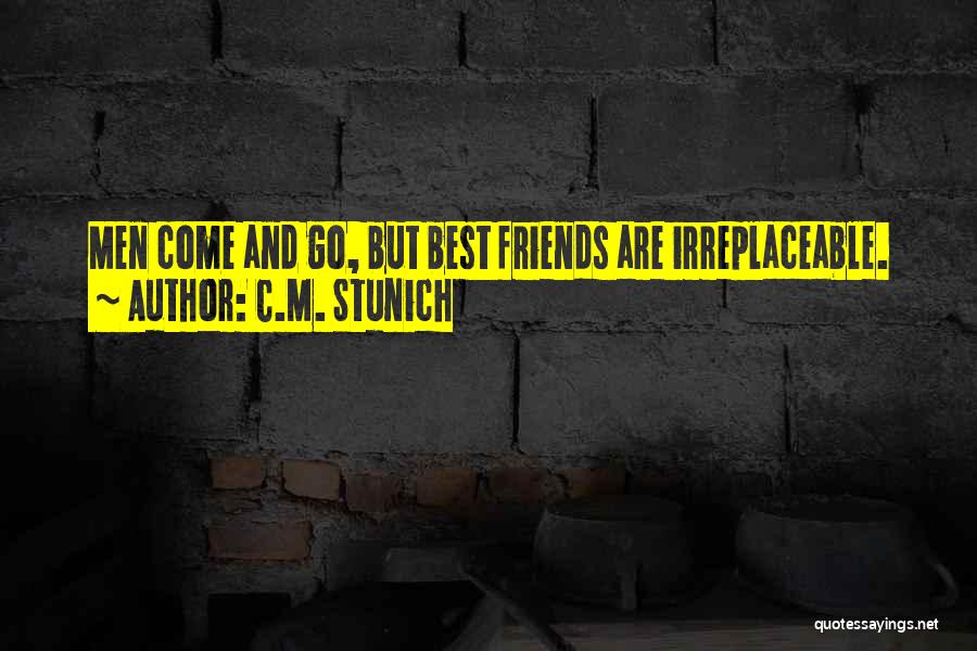 Friends Are Irreplaceable Quotes By C.M. Stunich