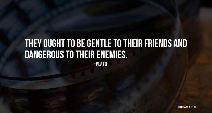 Friends Are Just Enemies Quotes By Plato