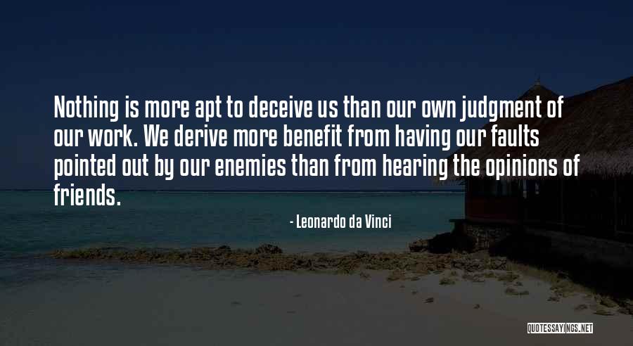 Friends Benefits Quotes By Leonardo Da Vinci