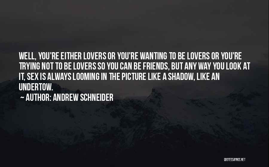 Friends But Not Lovers Quotes By Andrew Schneider