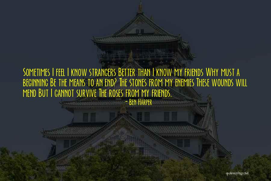 Friends But Strangers Quotes By Ben Harper Friends But Strangers Quotes By Ben Harper