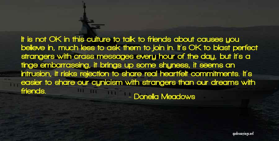 Friends But Strangers Quotes By Donella Meadows Friends But Strangers Quotes By Donella Meadows