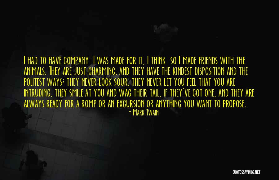 Friends Company Quotes By Mark Twain Friends Company Quotes By Mark Twain