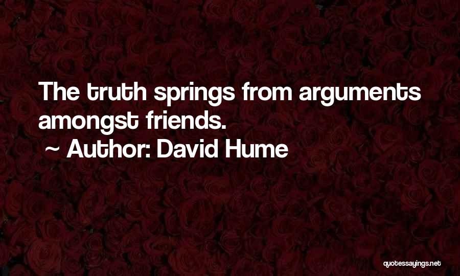 Friends David Quotes By David Hume
