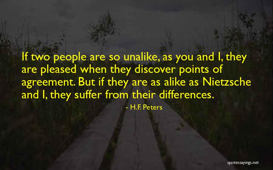 Friends Differences Quotes By H.F. Peters Friends Differences Quotes By H.F. Peters