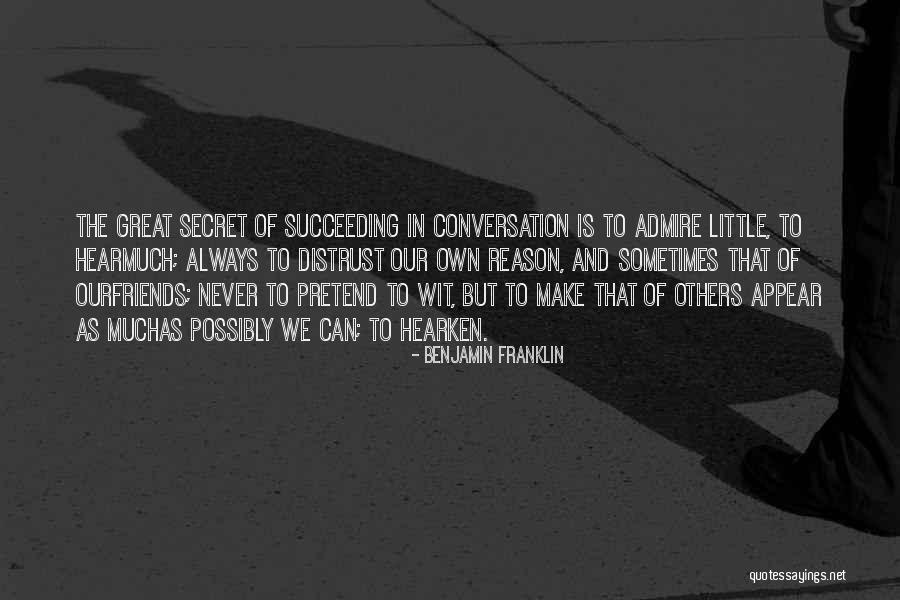 Friends Distrust Quotes By Benjamin Franklin Friends Distrust Quotes By Benjamin Franklin