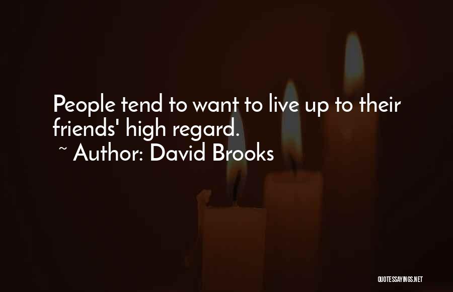 Friends Expectations Quotes By David Brooks