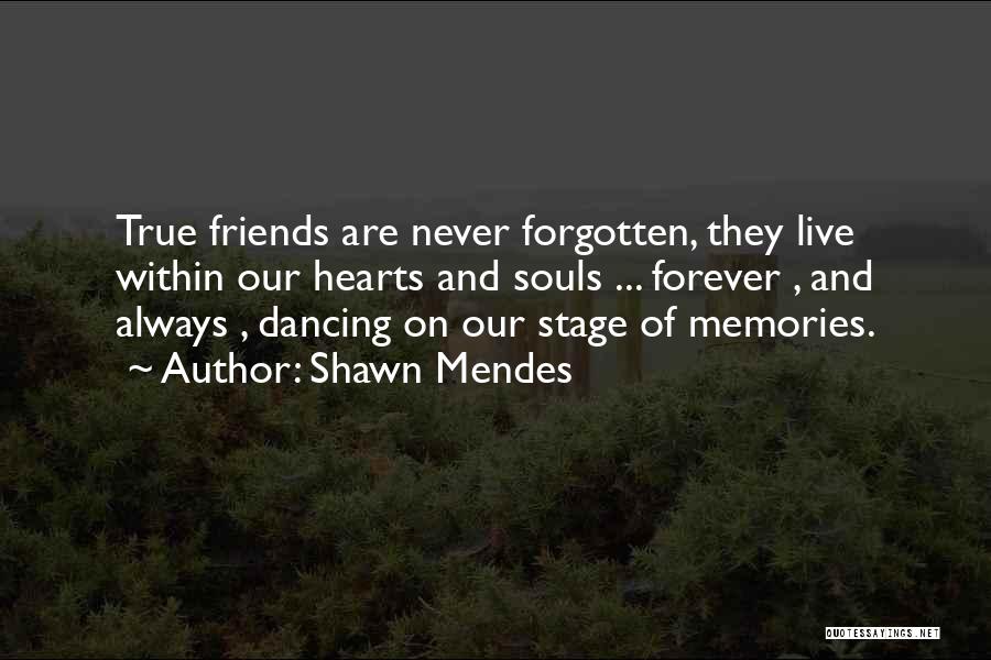 Friends Gone But Not Forgotten Quotes By Shawn Mendes