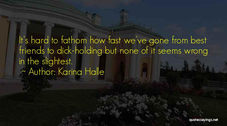 Friends Gone Wrong Quotes By Karina Halle