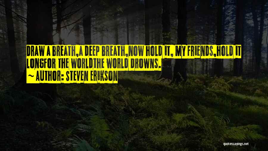 Friends Hold You Up Quotes By Steven Erikson