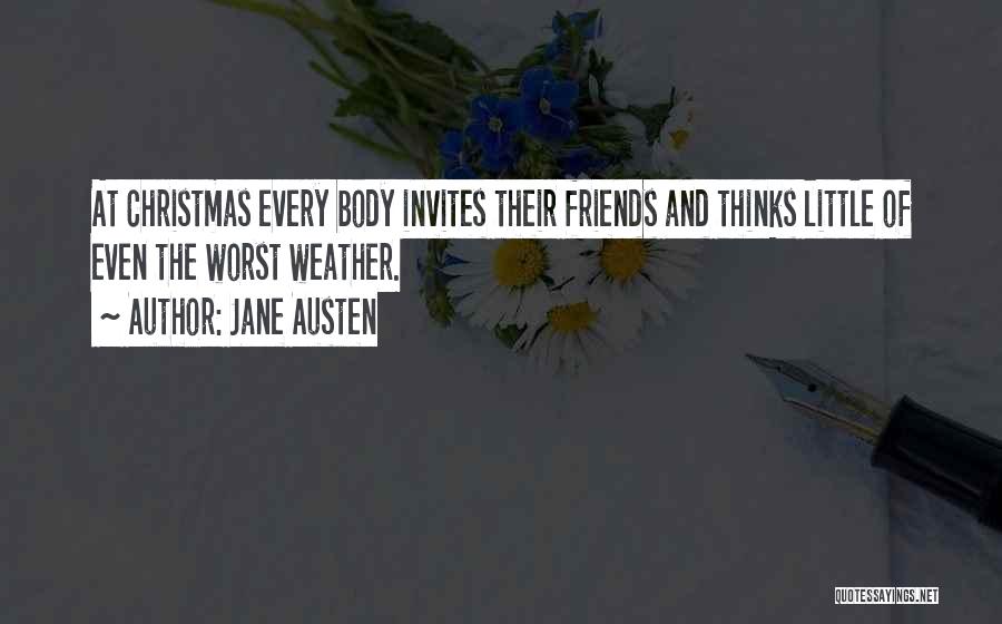 Friends In Christmas Quotes By Jane Austen