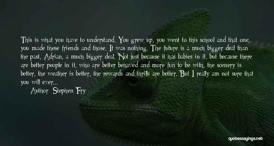 Friends In The Past Quotes By Stephen Fry
